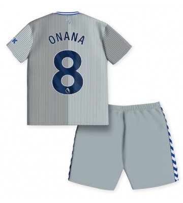 Everton Amadou Onana #8 Replika Babytøj Tredje sæt Børn 2023-24 Kortærmet (+ Korte bukser)